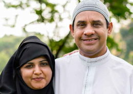 two women and two men standing side by side